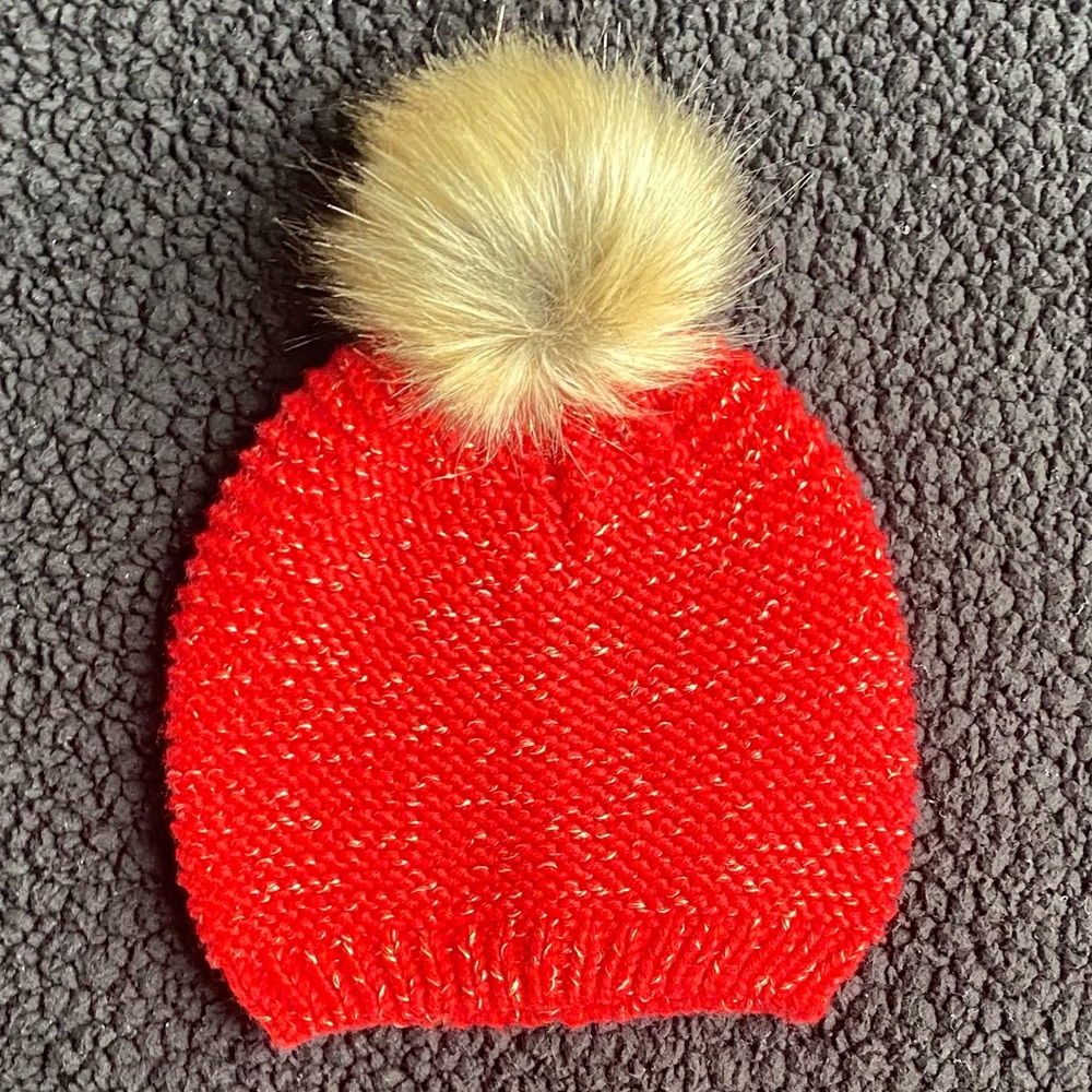Ann Taylor - Pom Pom Hat